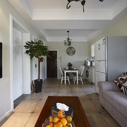 60平美式极简空间欣赏客厅设计