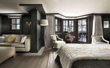 墨色现代流行别墅欣赏卧室设计