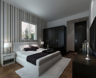 115平现代风格住宅欣赏卧室效果