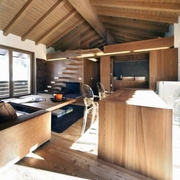 木屋丛林别墅设计欣赏厨房