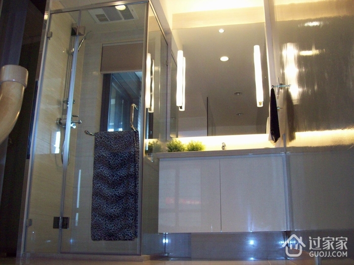 现代风格住宅效果图洗手间