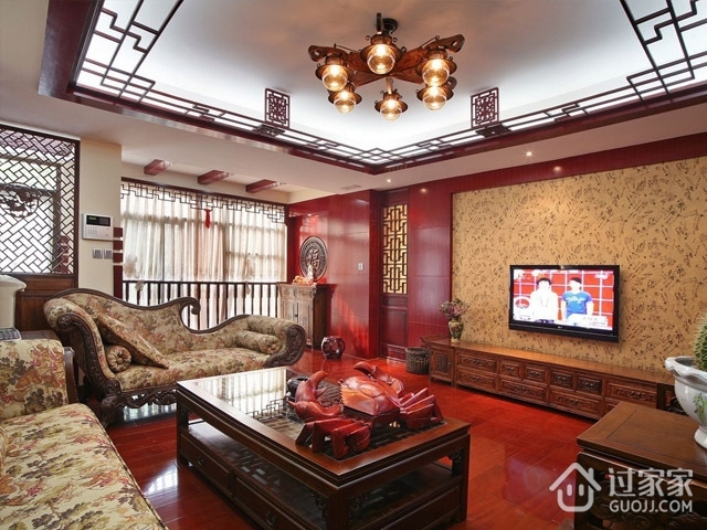 中式怀旧生活住宅欣赏客厅陈设