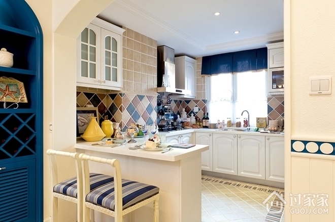 奢华地中海复式家居欣赏厨房