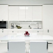 现代白色精致住宅欣赏厨房