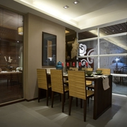 123平新中式风格住宅欣赏餐厅