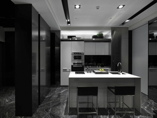 现代效果图设计住宅赏析厨房陈设