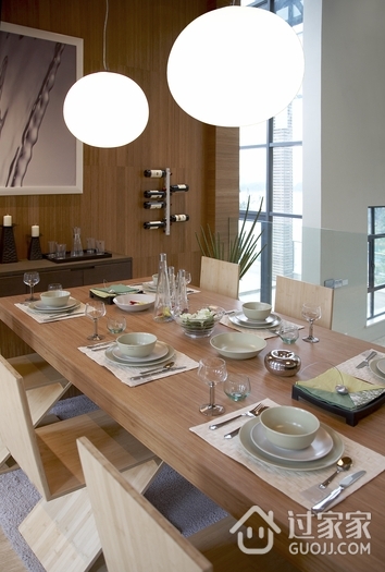 现代风格别墅套图设计餐桌
