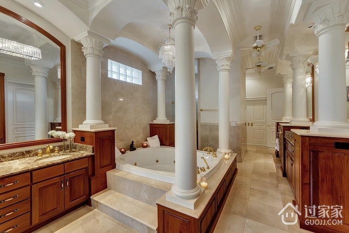 奢华欧式风格效果图浴室