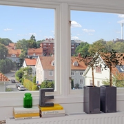 北欧迷你阁楼公寓欣赏窗台