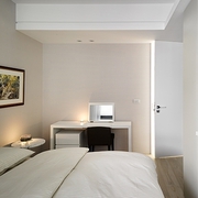 现代风格白色住宅空间欣赏卧室陈设