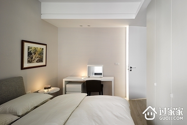 现代风格白色住宅空间欣赏卧室陈设