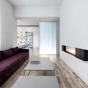 白色极简风住宅欣赏客厅设计