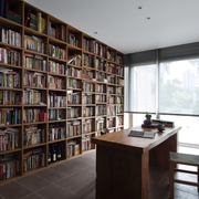 现代简约复式公寓书房