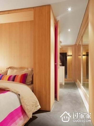 110平旧房改造现代住宅欣赏卧室效果