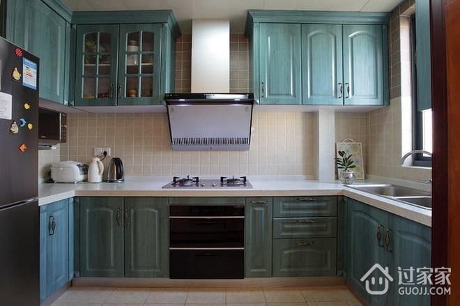115平美式舒适住宅欣赏厨房