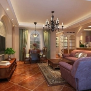 典雅美式风格住宅欣赏客厅
