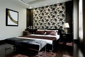 新中式风格复式住宅欣赏卧室