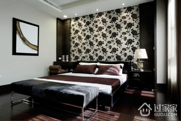 新中式风格复式住宅欣赏卧室