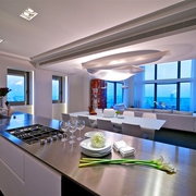 顶层奢华复式住宅欣赏厨房