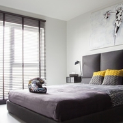 白色现代舒适住宅欣赏卧室