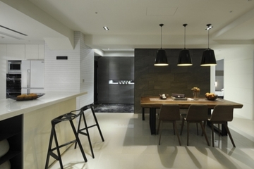 现代住宅空间效果图赏析厨房