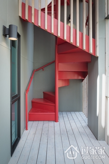 现代风格别墅效果图欣赏楼梯设计