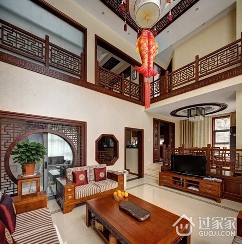中式优雅复式住宅欣赏