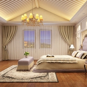 美式大宅设计效果图欣赏卧室设计