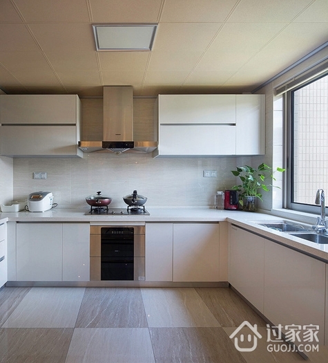 120平白色新古典住宅欣赏厨房