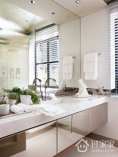 优雅原生现代质感空间欣赏洗手间