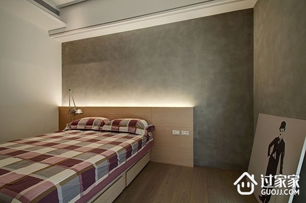 现代设计风格住宅效果套图卧室陈设