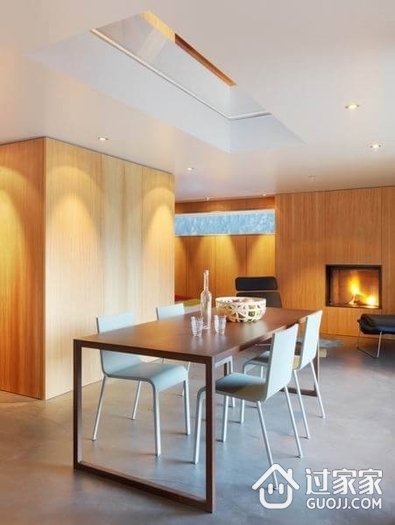 110平旧房改造现代住宅欣赏餐厅