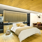 自然清新现代别墅欣赏卧室设计