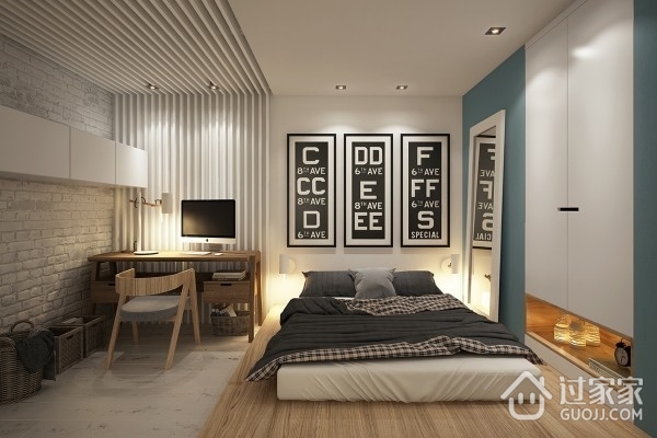 45平现代住宅改造欣赏卧室效果