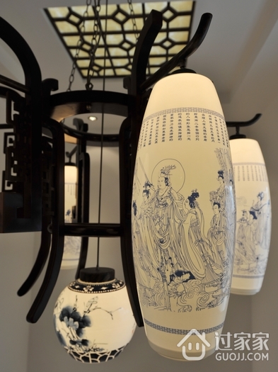 中式古典风灯饰效果图