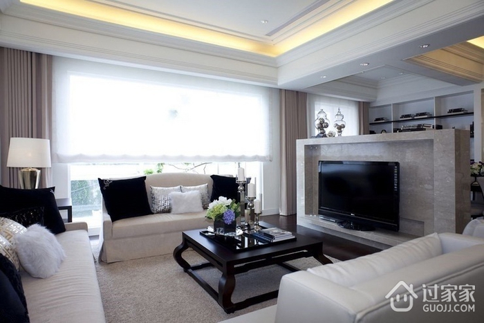 109平现代舒适住宅欣赏客厅设计