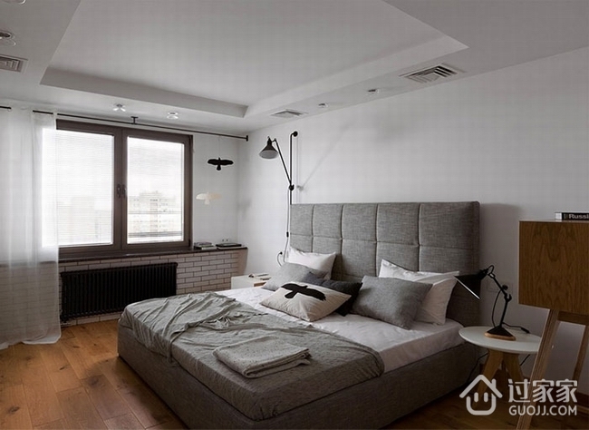 61平现代单身公寓欣赏卧室设计