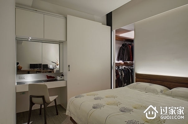 现代设计风格住宅效果套图卧室过道设计