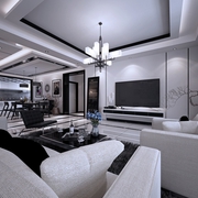 现代白色风格住宅欣赏客厅设计