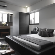 黑白时尚幸福现代住宅欣赏卧室