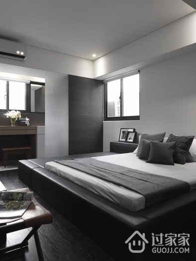 黑白时尚幸福现代住宅欣赏卧室