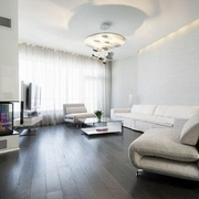 现代白色精致住宅欣赏客厅陈设