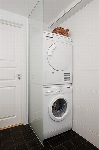 宜家风格住宅效果图洗衣间