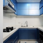 现代设计三居效果图欣赏厨房