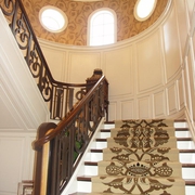 欧式风格别墅效果图楼梯图片