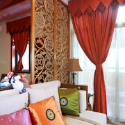 绚丽色彩东南亚住宅欣赏客厅陈设