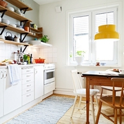 白色小清新简约一居室欣赏厨房