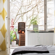 52平白色北欧一居室欣赏卧室设计