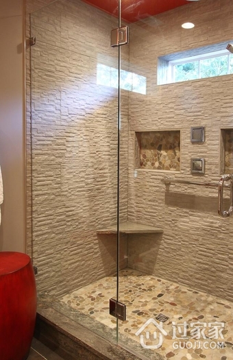 美式装饰风格住宅设计淋浴间设计