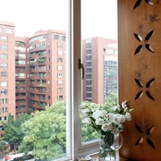 73平美式温馨住宅欣赏窗台